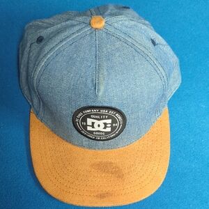 DC Blue and Tan Logo Cap
